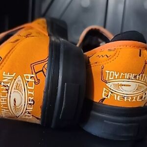 Emerica "Wino G6 Slip-On x Toy Machine" Sneakers (Burnt Orange) Skate Shoes 7.5